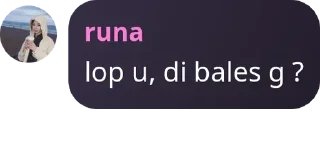 Sticker from runa asomasow