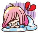 💔 emoji Tomato's daily life Telegram sticker 20 of 41