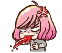 😠 emoji Tomato's daily life Telegram sticker 23 of 41
