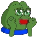 😱 emoji Pepe @trystickers Telegram sticker 24 of 49