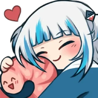 🦈 emoji Gawr gura @NotICHL Telegram sticker 16 of 30