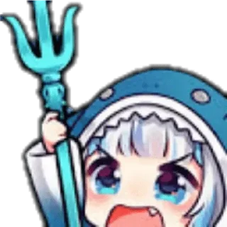 🦈 emoji Gawr gura @NotICHL Telegram sticker 11 of 30