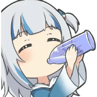🦈 emoji Gawr gura @NotICHL Telegram sticker 13 of 30