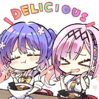 😋 emoji 天使☆騒々 RE-BOOT! @MoeStickers0721 Telegram sticker 18 of 39