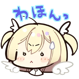 😮 emoji 天使☆騒々 RE-BOOT! @MoeStickers0721 Telegram sticker 9 of 39