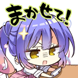 😣 emoji 天使☆騒々 RE-BOOT! @MoeStickers0721 Telegram sticker 15 of 39