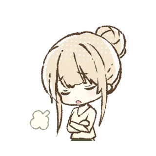 😤 emoji 天使大人 @MoeStickers0721 Telegram sticker 22 of 32