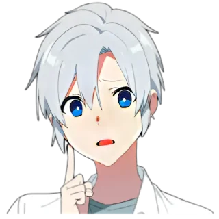 🤔 emoji Ghost Boy | @AnimeMyCouple Telegram sticker 10 of 38