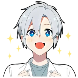 😃 emoji Ghost Boy | @AnimeMyCouple Telegram sticker 9 of 38