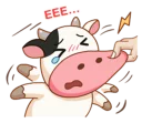 😖 emoji Momo Cow 2 Telegram sticker 18 of 40