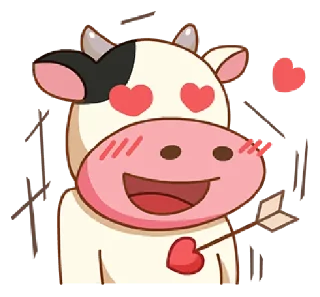 💬 emoji @gmoue momo cow Telegram sticker 23 of 32