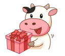 🎁 emoji Momo Cow 2 Telegram sticker 24 of 40