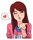 😘 emoji Soulmate @tikelku Telegram sticker 8 of 81