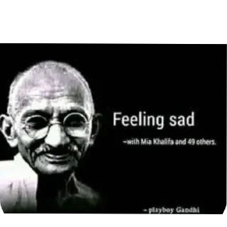 🖼 emoji Gandhi Telegram sticker 10 of 36