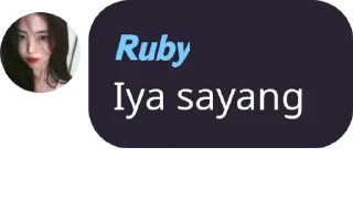 Sticker from Iya sayang