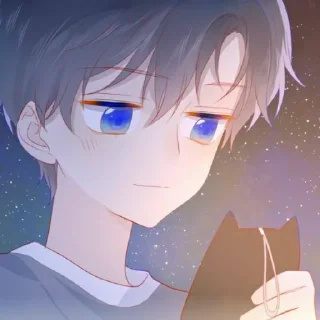 🎤 emoji Mu Zixing @stiker_webtoon Telegram sticker 13 of 34