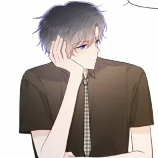 🎤 emoji Mu Zixing @stiker_webtoon Telegram sticker 16 of 34