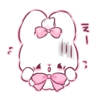 🐇 emoji 𖥻 ִ @chutespwie ▾ @bunniekooko ﹗֊  ꗃ   𓊔 Telegram sticker 5 of 41