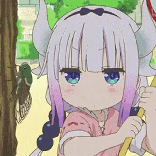 2️⃣ emoji 你也是个二次元？ @HRfrog Telegram sticker 20 of 22