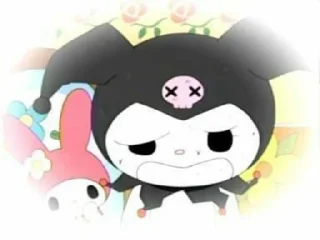 🖤 emoji kuromi 𓆩♡𓆪 @sorakasih Telegram sticker 14 of 35