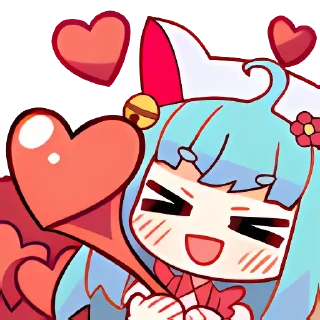 😍 emoji TaffyNekuma 点此更多贴纸 @riridoafflinks Telegram sticker 10 of 70