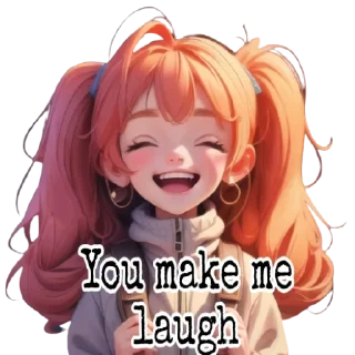 🤣 emoji Chibi Telegram sticker 18 of 50