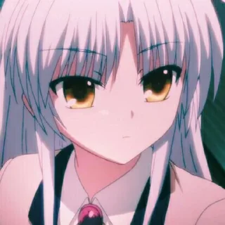 🤍 emoji Tachibana Kanade Telegram sticker 20 of 21