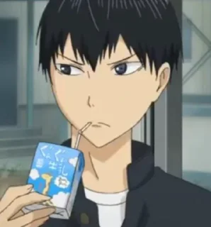 💫 emoji Kageyama Tobio by @anime_stickersidn Telegram sticker 10 of 116