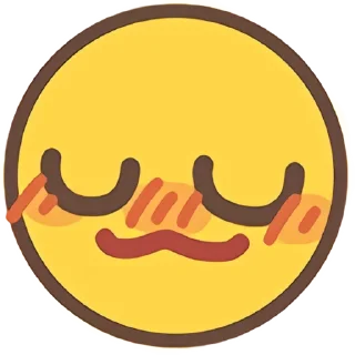 😳 emoji 小黄豆表情包 Telegram sticker 1 of 105