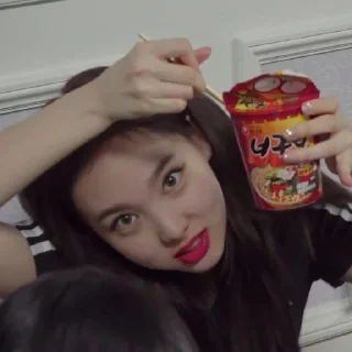 😄 emoji Nayeon twice meme @stikermemeidolkpop Telegram sticker 12 of 24