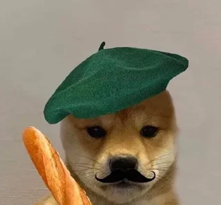 🥖 emoji DOG WIF HAT Telegram sticker 15 of 120