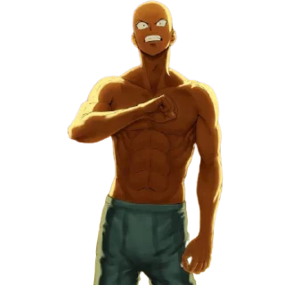 💪 emoji OnePunchMan @stikerkyo Telegram sticker 17 of 79
