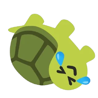 🤣 emoji Turtles @u1f422 Telegram sticker 8 of 120