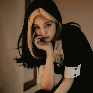 🥢 emoji 、kim jennie dark @JENNIEUKKIM Telegram sticker 15 of 50
