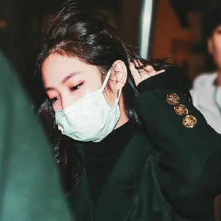 🥢 emoji 、kim jennie dark @JENNIEUKKIM Telegram sticker 8 of 50