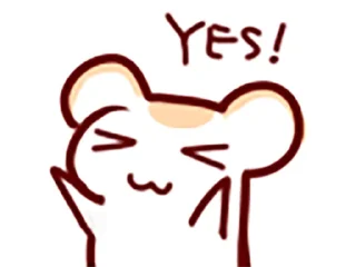 😆 emoji Bison仓鼠 Telegram sticker 9 of 33