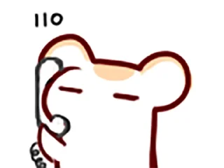 📞 emoji Bison仓鼠 Telegram sticker 15 of 33