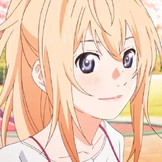 Sticker from Kaori Miyazono ; @yourtikel