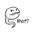 ❓ emoji Tadpole (albino) @tikelku Telegram sticker 12 of 41