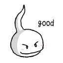 👍 emoji Tadpole (albino) @tikelku Telegram sticker 7 of 41