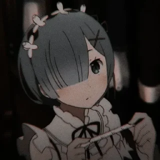 🖇 emoji Rem re zero || @Hizumistickersid Telegram sticker 19 of 19