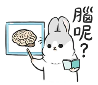 🧠 emoji ㄇㄚˊ幾兔4 Telegram sticker 17 of 40