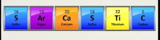 Sticker from chemistry