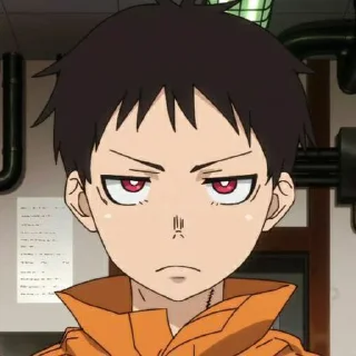 ⛓ emoji Shinra kusakabe  [ by: @starshinehelp ] Telegram sticker 14 of 31