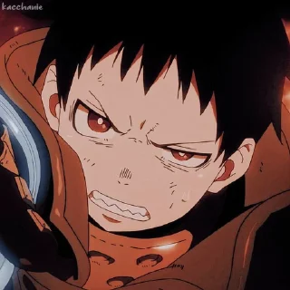 ⛓ emoji Shinra kusakabe  [ by: @starshinehelp ] Telegram sticker 16 of 31
