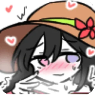 👄 emoji 村姑白 Telegram sticker 6 of 34