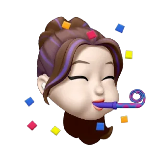 🥳 emoji Memoji • Apple @AppleMemoji Telegram sticker 15 of 35