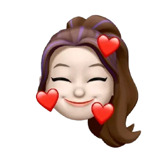 🥰 emoji Memoji • Apple @AppleMemoji Telegram sticker 13 of 35