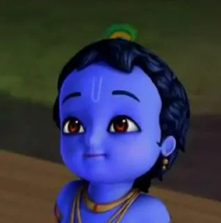 🍼 emoji little krishna @darkluvs Telegram sticker 10 of 17