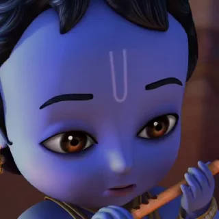 🧐 emoji Little Krishna Animated by @mayanksh4rma Telegram sticker 17 of 85